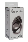 Черное эрекционное виброкольцо Pure Passion Moonshine - фото, цены
