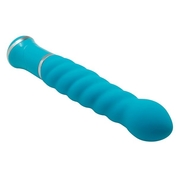 Голубой спиралевидный вибратор Ecstasy Charismatic Vibe - 20,7 см. - фото, цены