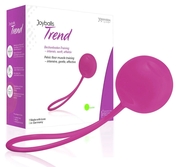 Ярко-розовый вагинальный шарик Joyballs Trend Single - фото, цены