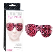 Красная маска на глаза с геометрическим узором Pyramid Eye Mask - фото, цены
