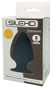 Черная анальная втулка Premium Silicone Plug S - 9 см. - фото, цены