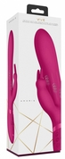 Розовый вибромассажер-кролик Amoris - 23 см. - фото, цены