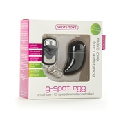 Чёрное виброяйцо G-spot Egg Small - фото, цены