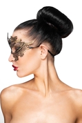 Золотистая карнавальная маска Шеретан - фото, цены