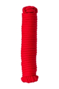 Красная текстильная веревка для бондажа - 1 м. - фото, цены