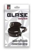Черные оковы Ankle Cuffs With Connection Strap - фото, цены