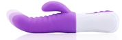 Фиолетовый вибростимулятор Purple Punch - 24 см. - фото, цены