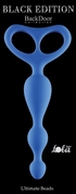 Синяя анальная цепочка Ultimate Beads - 17 см. - фото, цены