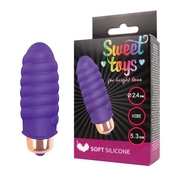 Фиолетовая вибропуля Sweet Toys - 5,3 см. - фото, цены