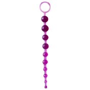 Фиолетовая анальная цепочка Anal stimulator - 26 см. - фото, цены