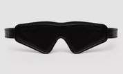 Двусторонняя красно-черная маска на глаза Reversible Faux Leather Blindfold - фото, цены