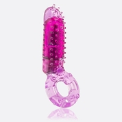 Фиолетовое эрекционное виброкольцо Oyeah - фото, цены