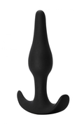 Чёрная анальная пробка Starter - 10,5 см. - фото, цены