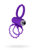 Фиолетовое эрекционное виброкольцо Bob - фото, цены