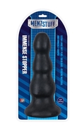 Гигантская чёрная анальная ёлочка Menzstuff Immense Stopper - 32,5 см. - фото, цены