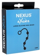 Черная анальная цепочка Nexus Excite L - 27 см. - фото, цены