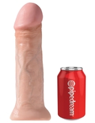 Фаллоимитатор-гигант телесного цвета на присоске 11 Cock - 28 см. - фото, цены
