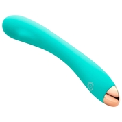 Зеленый гибкий вибратор Cloud 9 G-Spot Slim Flexible Vibrator - 16 см. - фото, цены