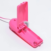 Розовое гладкое виброяйцо с выносным пультом - фото, цены