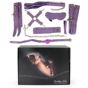 Пикантный набор БДСМ-аксессуаров фиолетового цвета - фото, цены
