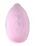 Нежно-розовый клиторальный вибростимулятор-ракушка - фото, цены