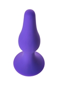 Фиолетовая анальная пробка - 12,5 см. - фото, цены