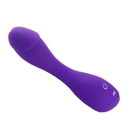 Фиолетовый вибратор Devil Dick - 16 см. - фото, цены