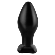 Черная анальная пробка среднего размера Large Silicone Plug - 13 см. - фото, цены