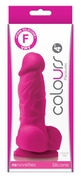 Розовый фаллоимитатор на присоске Pleasures 4 - 14,2 см. - фото, цены