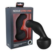 Черный универсальный вибромассажер Nexus Gyro Vibe - 15 см. - фото, цены