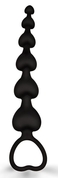 Черная силиконовая анальная елочка - 15 см. - фото, цены