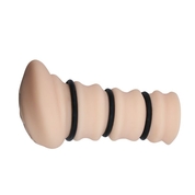 Мастурбатор-вагина с утягивающими кольцами Rossi Flesh 3d - фото, цены