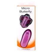 Лиловый клиторальный стимулятор Micro Butterfly в виде бабочки - фото, цены