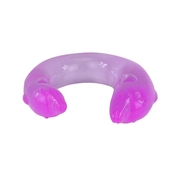 Фиолетовый двойной фаллоимитатор Dolphin - 30,5 см. - фото, цены