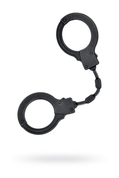 Черные силиконовые наручники Eromantica - фото, цены