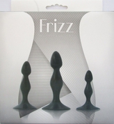Набор Frizz из 3 фигурных анальных пробок - фото, цены
