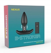 Черная анальная вибропробка Nexus B-Stroker - 13 см. - фото, цены
