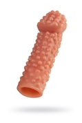 Реалистичная насадка на пенис с бугорками - 16,5 см. - фото, цены