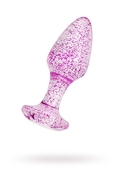 Фиолетовая акриловая анальная втулка - 8 см. - фото, цены