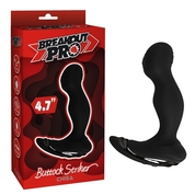 Черный стимулятор простаты Buttock Striker - 15,2 см. - фото, цены