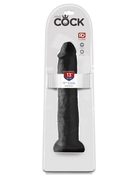 Черный фаллоимитатор-гигант на присоске 13 Cocks - 33 см. - фото, цены