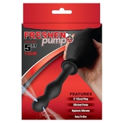 Чёрный анальный душ Freshen Pump с фигурным наконечником - фото, цены