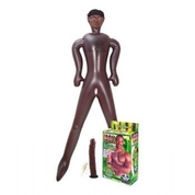 Секс-кукла в виде чернокожего мужчины с вибрирующим фаллосом и 2 любовными отверстиями Black Jack Is Back - фото, цены