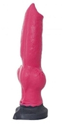 Розовый фаллоимитатор собаки Акита - 25 см. - фото, цены