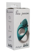 Зеленое эрекционное виброкольцо Pure Passion Midnight - фото, цены