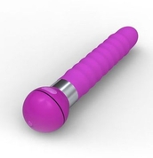 Розовый волнообразный вибромассажёр Touch - 20,5 см. - фото, цены
