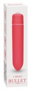 Красная вибропуля Speed Bullet - 9,3 см. - фото, цены