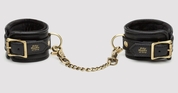 Черные наручники Bound to You Faux Leather Wrist Cuffs - фото, цены