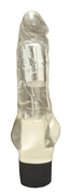Прозрачный гелевый водонепроницаемый вибратор H2o Trojan Waterproof Vibrator - 17 см. - фото, цены