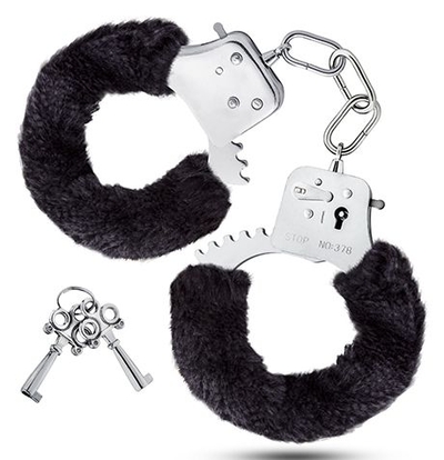 Черные игровые наручники Cuffs - фото, цены